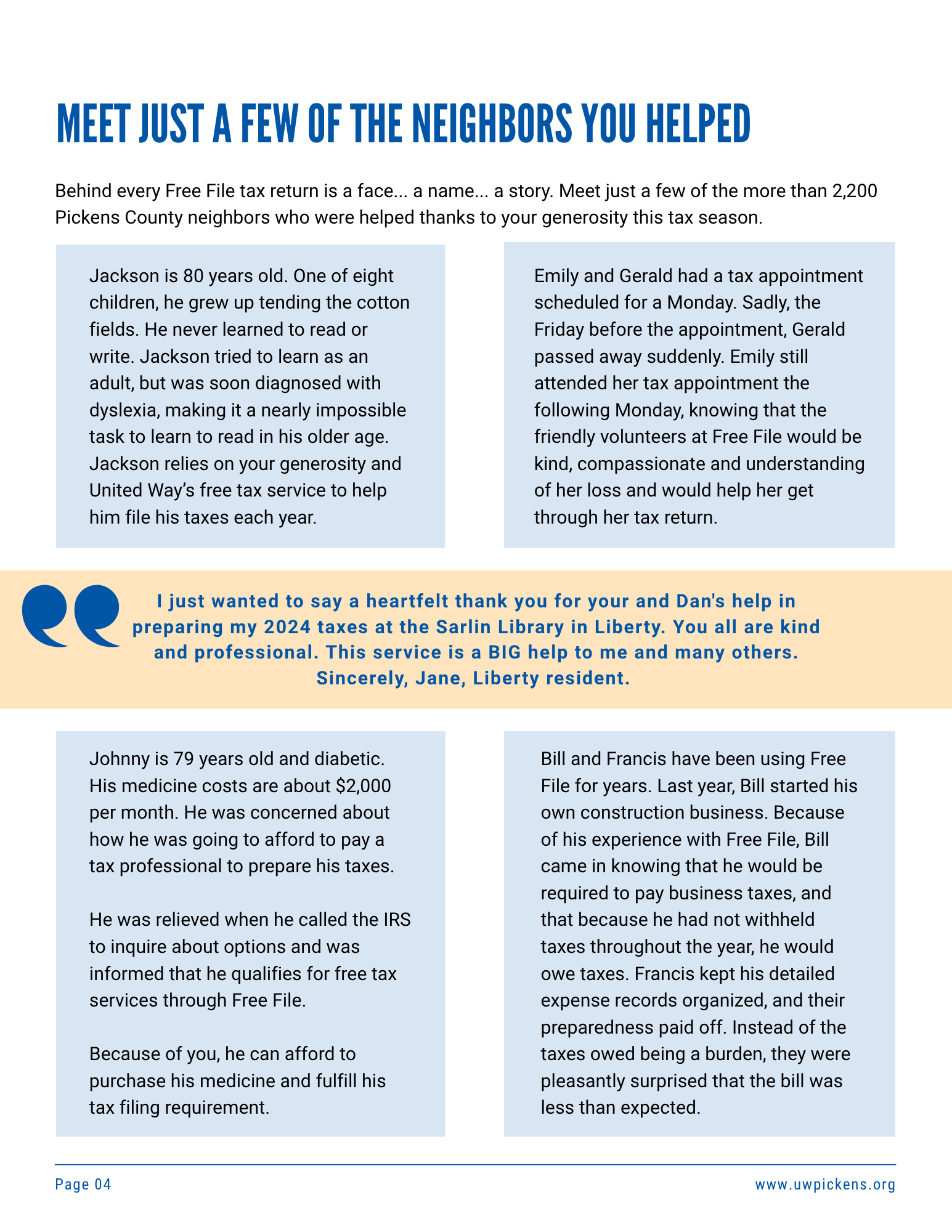 Free File report p 4